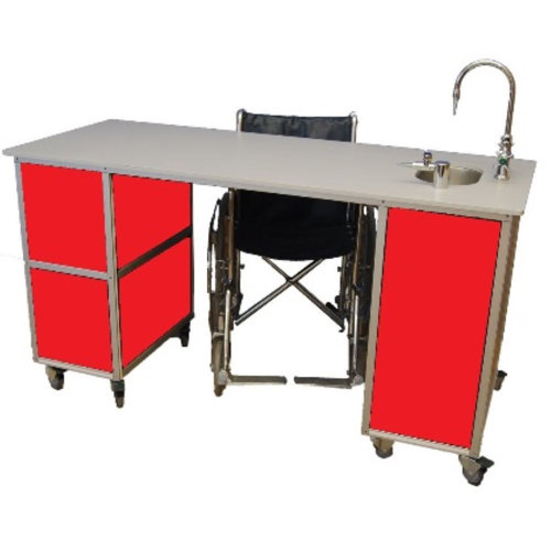 MONSAM Portable Sink 61" L x 25" W Portable Service Sink with Faucet